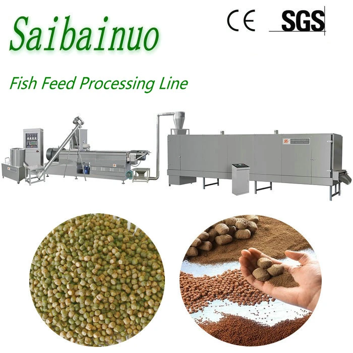 250kg/h Fish Food Aquatic Feeding Extruder Machine