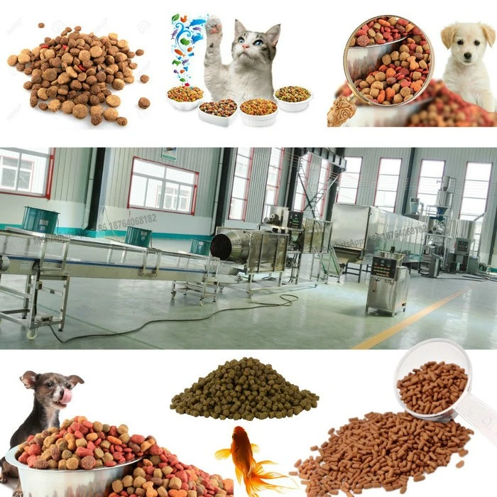 500-600kg/hour Capacity Pet Food Processing Line factory